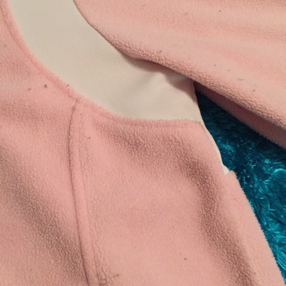Athletic Works pink and white fleece jacket 1X - Picture 2 of 8